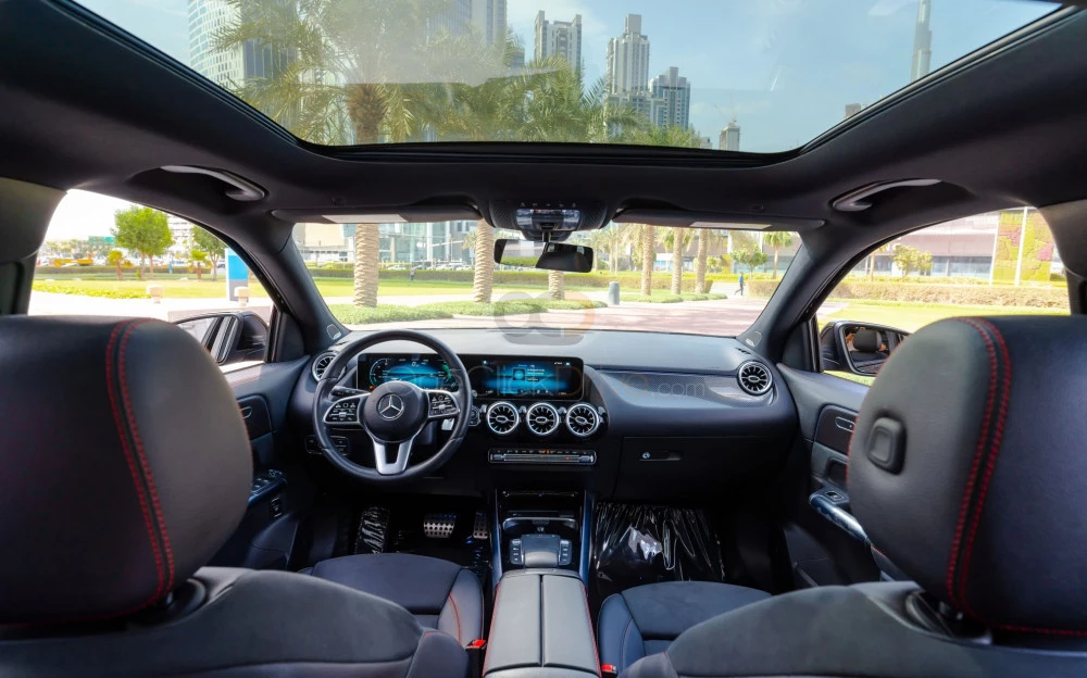 Black Mercedes Benz GLA 250 2021 for rent in Dubai 7