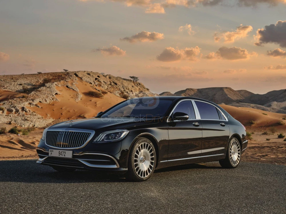 Black Mercedes Benz Maybach S560 2020 for rent in Dubai 5