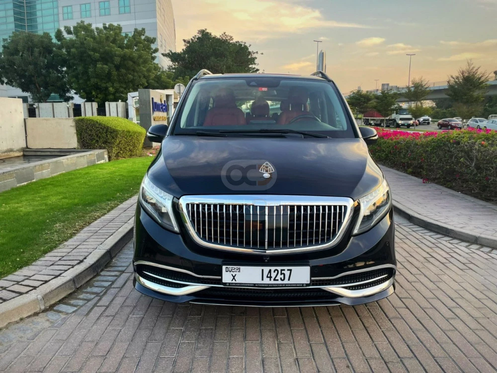 Black Mercedes Benz Maybach V250 2018 for rent in Dubai 2