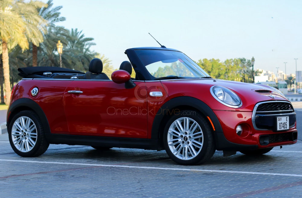 Red Mini Cooper S 2017 for rent in Ajman 4