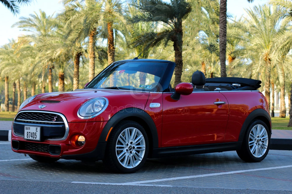 Red Mini Cooper S 2017 for rent in Ajman 6