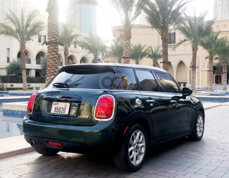 Green Mini Cooper 2019 for rent in Ras Al Khaimah 2