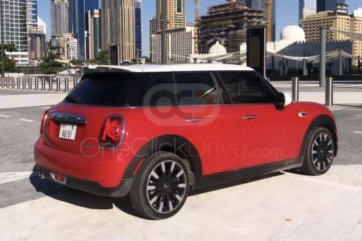 Red Mini Cooper S 2019 for rent in Ras Al Khaimah 4