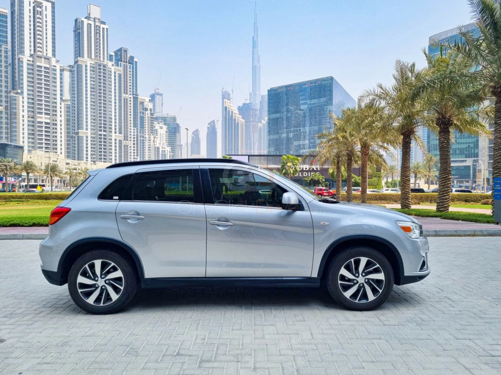 Silver Mitsubishi ASX 2019 for rent in Abu Dhabi 2