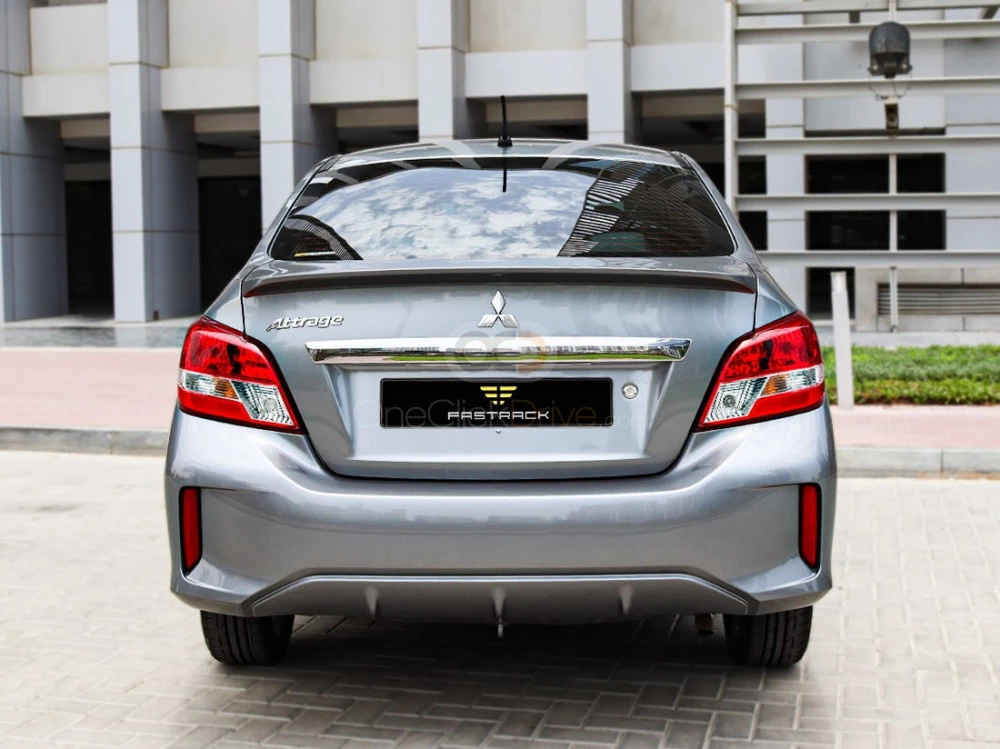 Gray Mitsubishi Attrage 2022 for rent in Sharjah 5
