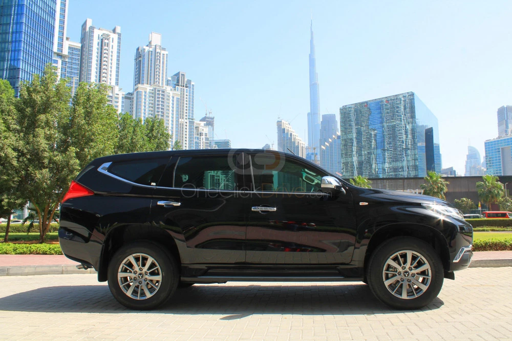Black Mitsubishi Montero Sport 2019 for rent in Abu Dhabi 3