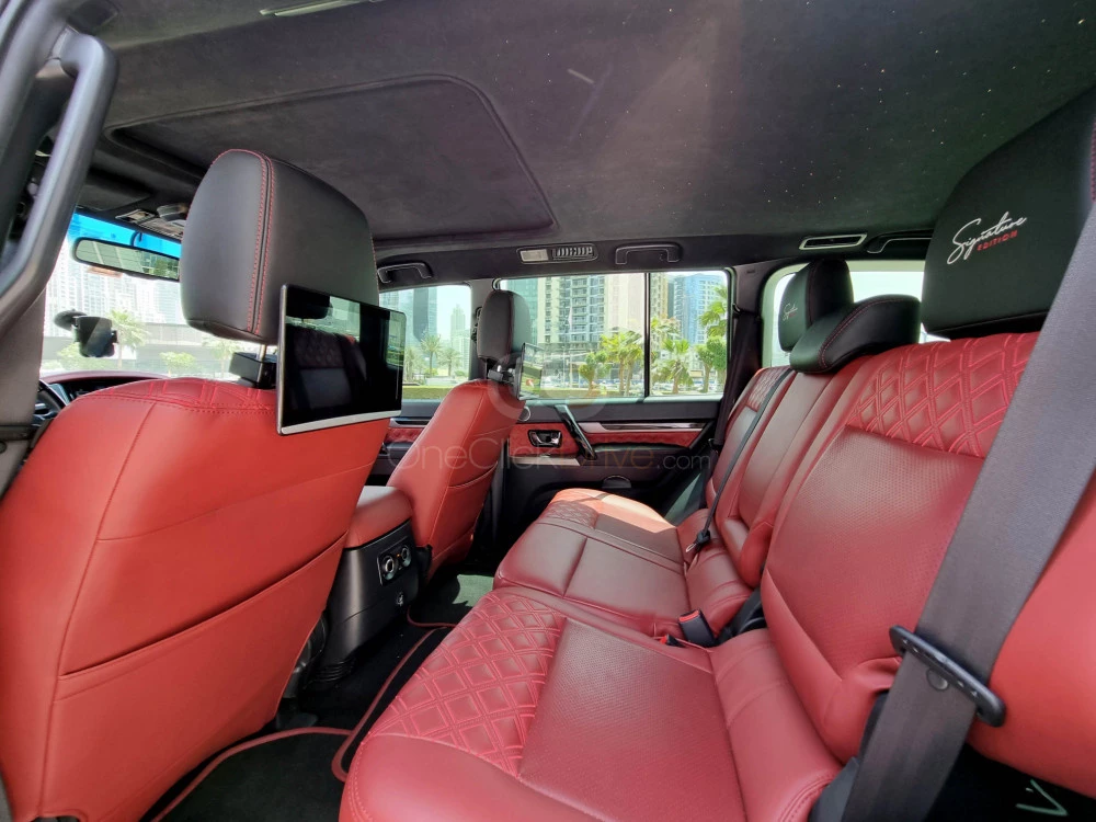 Black Mitsubishi Pajero Signature 2019 for rent in Dubai 7