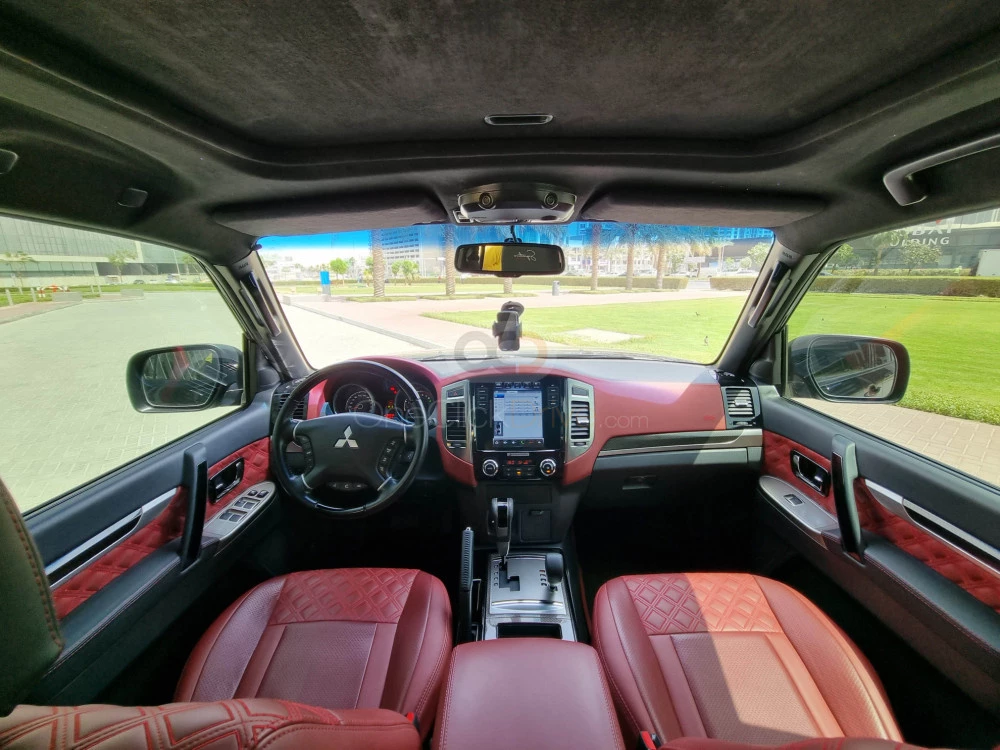 Black Mitsubishi Pajero Signature 2019 for rent in Dubai 6