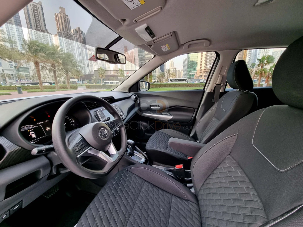 Silver Nissan Kicks 2022 for rent in Dubai 4