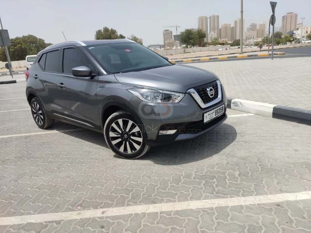 Gray Nissan Kicks 2020 for rent in Sharjah 1