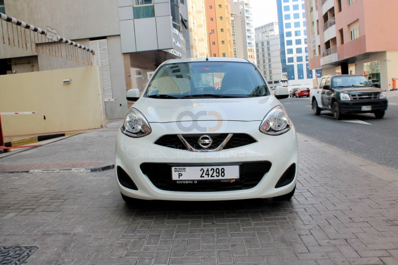 wit Nissan Micra 2020 for rent in Dubai 6