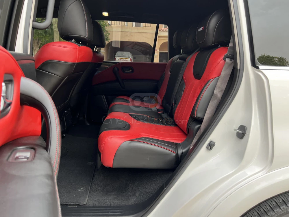 White Nissan Patrol Nismo 2021 for rent in Dubai 8