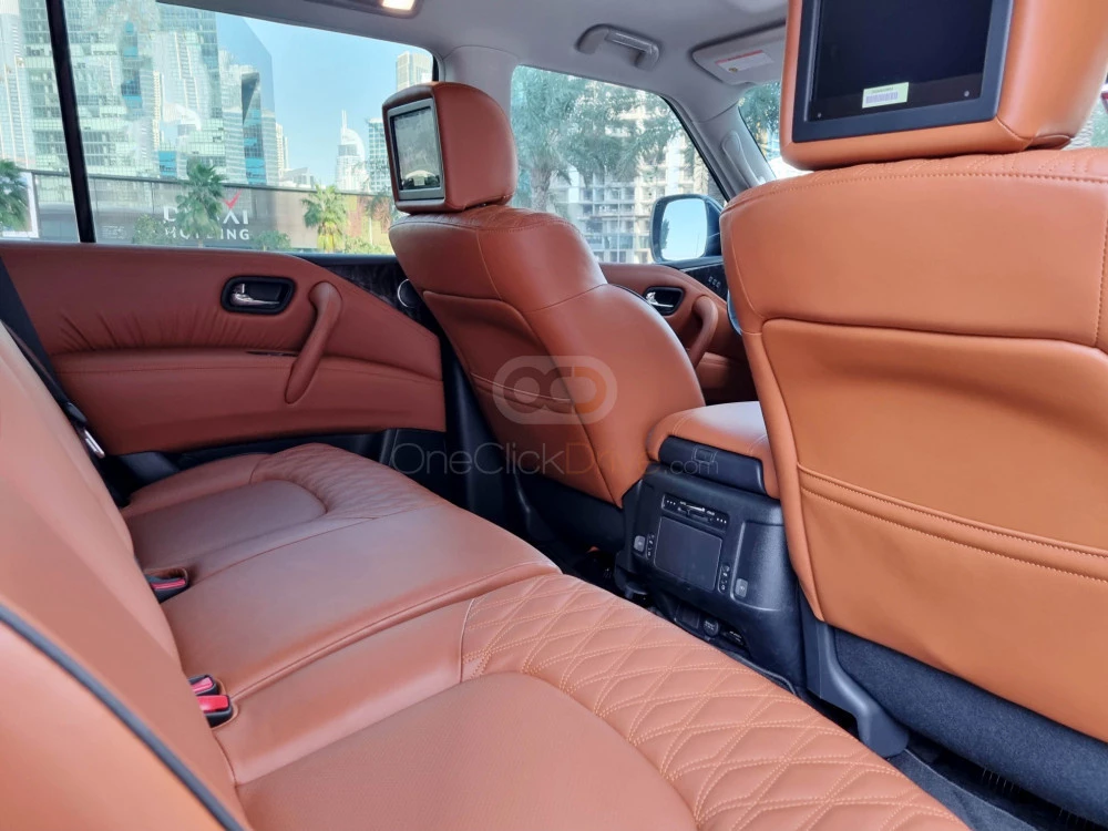 Black Nissan Patrol Platinum 2021 for rent in Sharjah 6