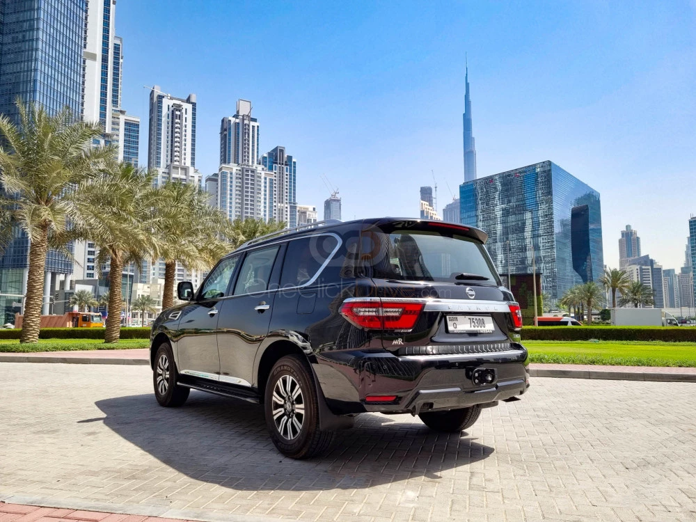 Black Nissan Patrol Titanium 2021 for rent in Sharjah 10