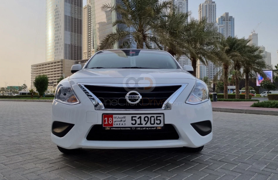 White Nissan Sunny 2022 for rent in Sharjah 4