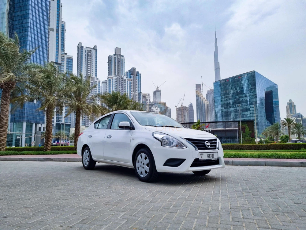 wit Nissan Zonnig 2022 for rent in Dubai 1