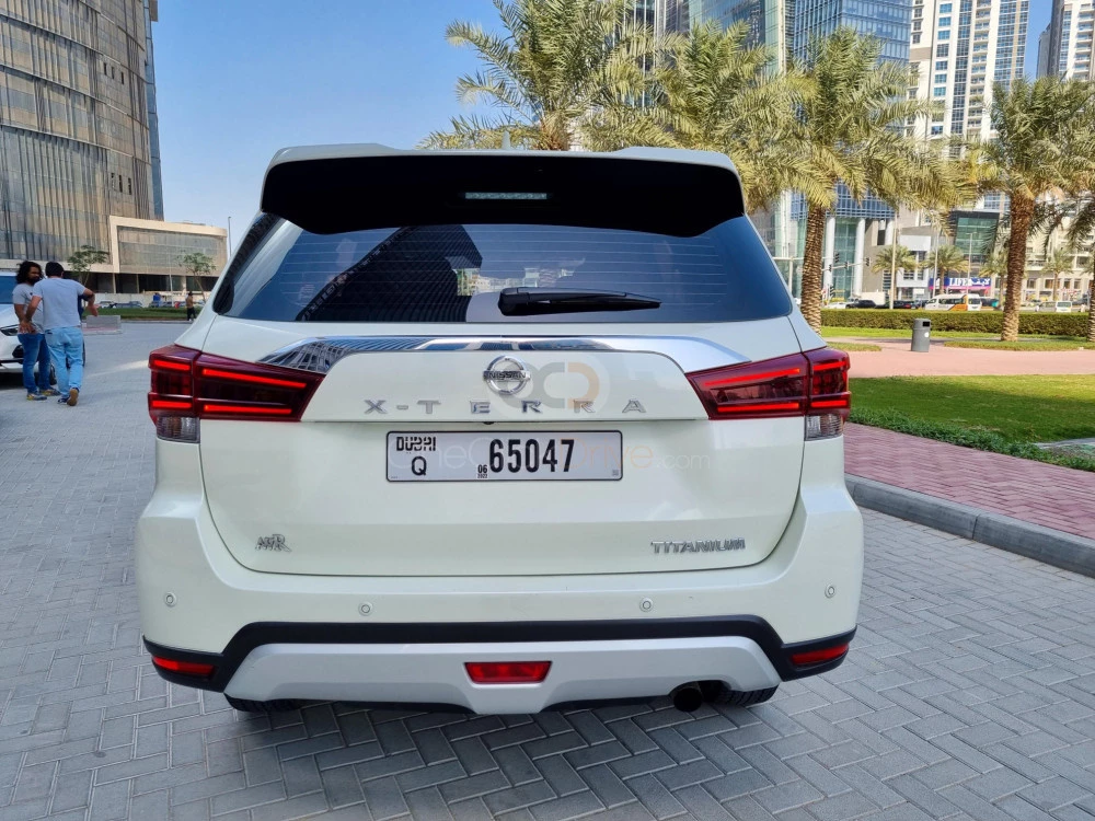 White Nissan Xterra 2021 for rent in Sharjah 10