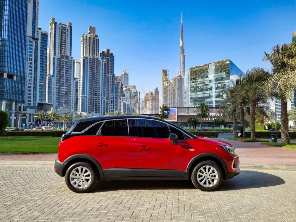 Red Opel Crossland 2022 for rent in Abu Dhabi 3