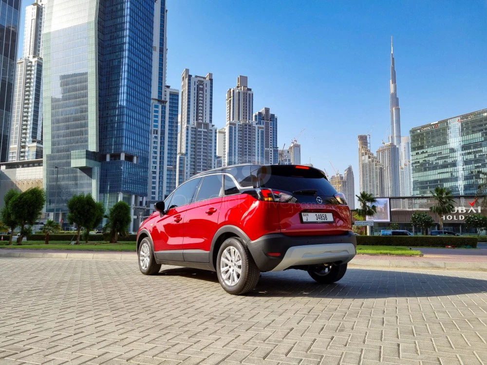Red Opel Crossland 2022 for rent in Abu Dhabi 10