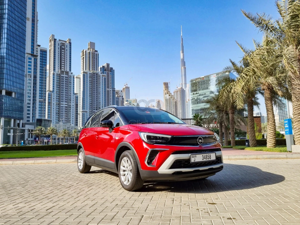 Red Opel Crossland 2022 for rent in Abu Dhabi 8