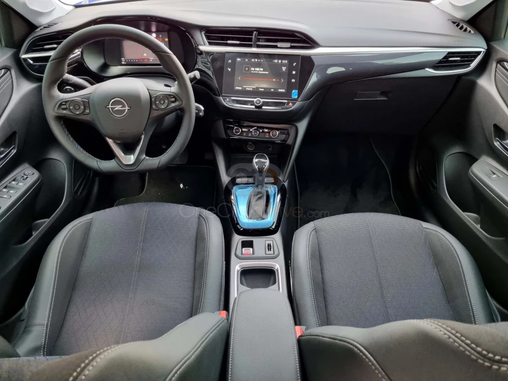 Blue Opel Corsa 2022 for rent in Dubai 7