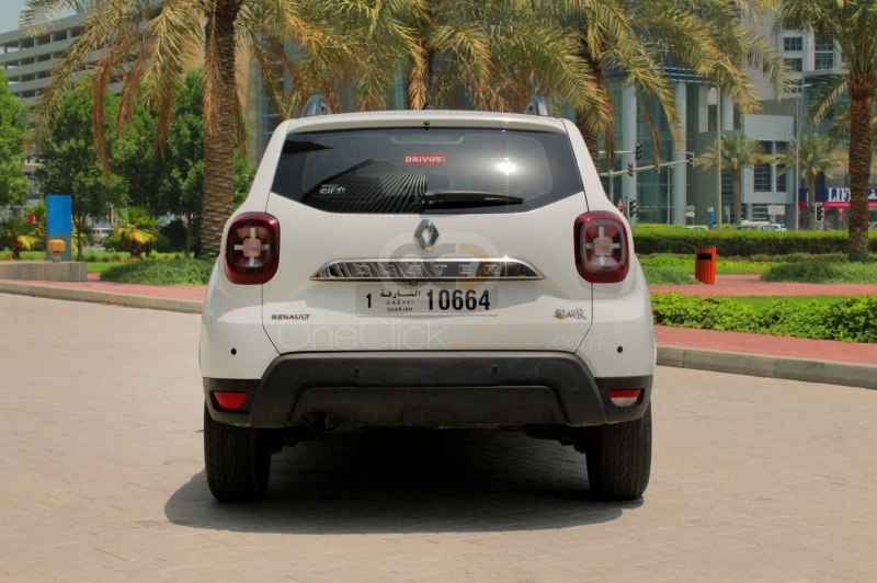 White Renault Duster 2019 for rent in Ajman 5