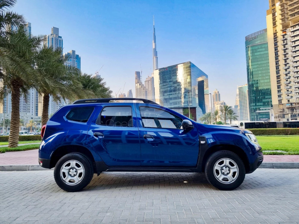 Blue Renault Duster 2020 for rent in Abu Dhabi 3