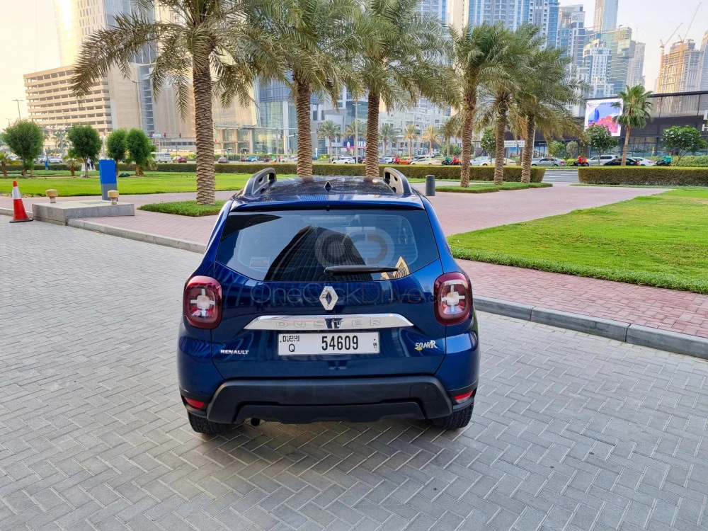 Blue Renault Duster 2020 for rent in Abu Dhabi 8