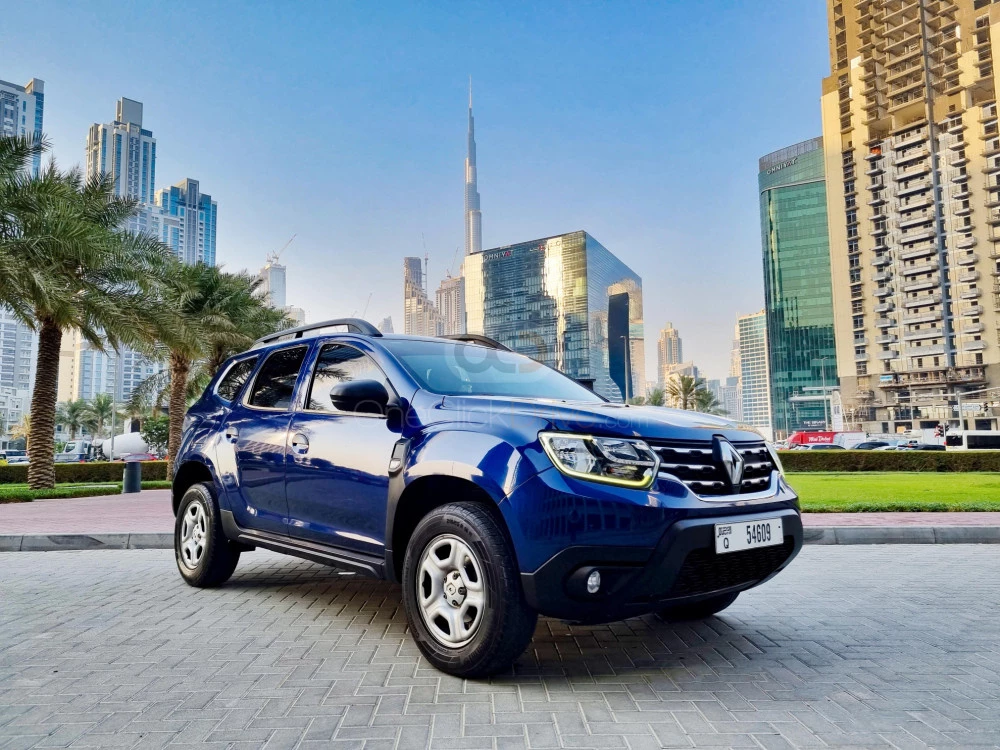Blue Renault Duster 2020 for rent in Abu Dhabi 7