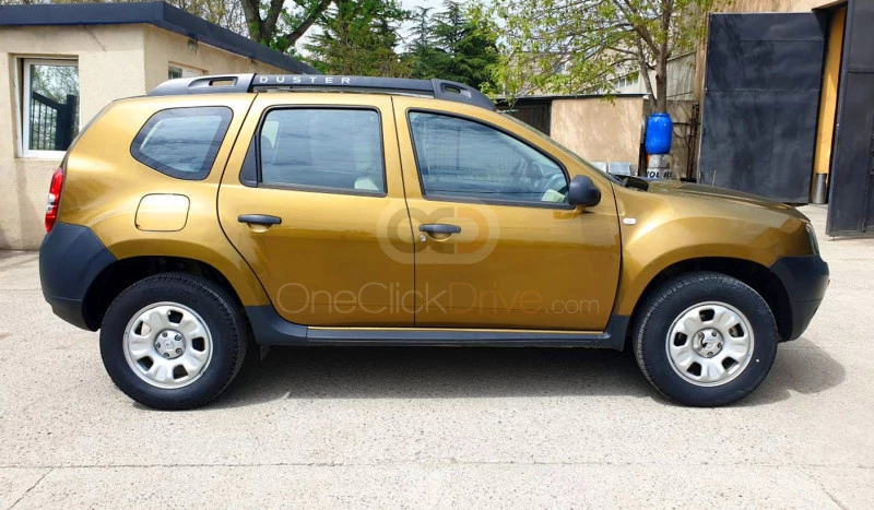 Yellow Renault Duster 4x4 2016 for rent in Tbilisi 6