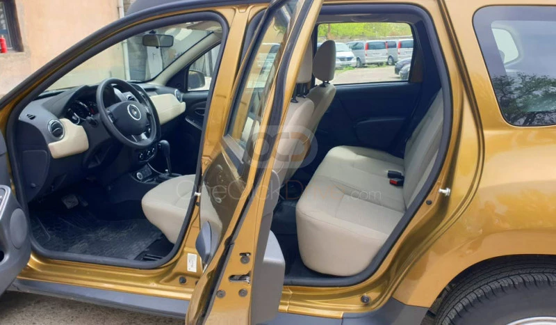 Yellow Renault Duster 4x4 2016 for rent in Tbilisi 5