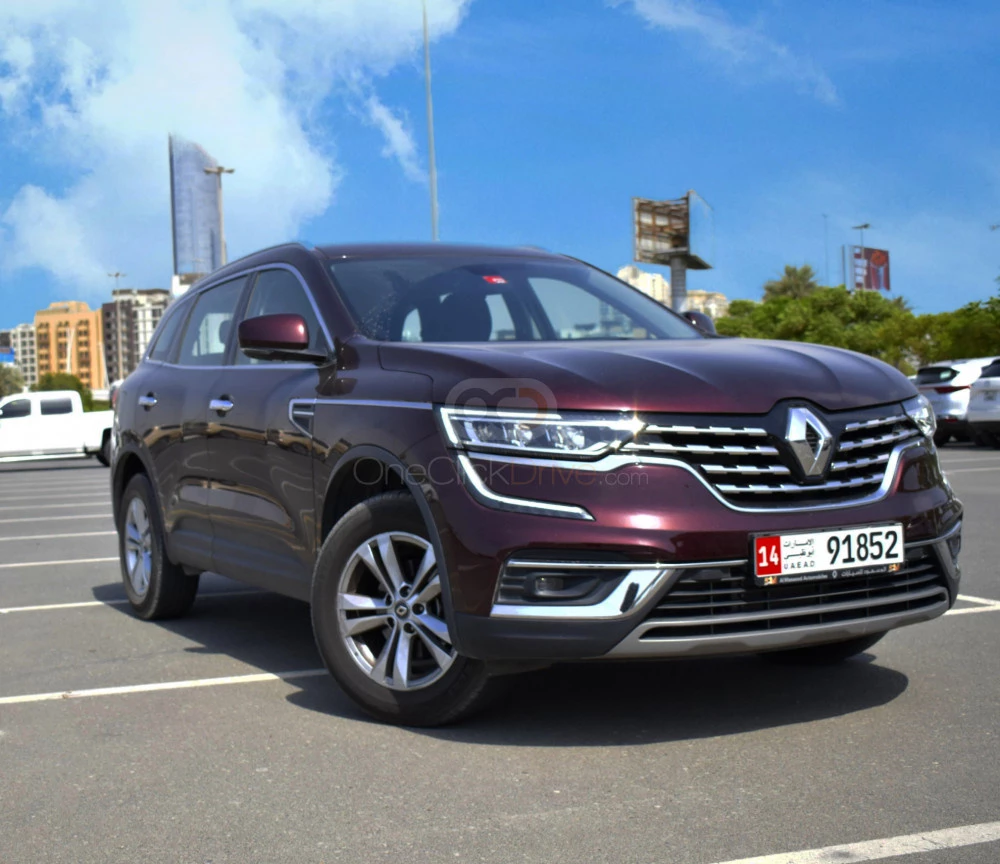 Burgundy Renault Koleos 2022 for rent in Dubai 1