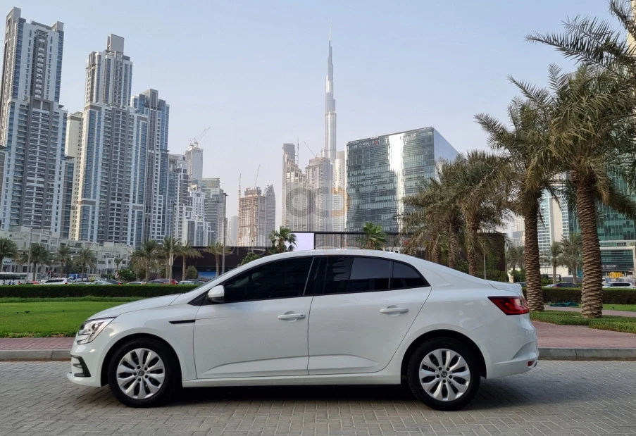 White Renault Megane 2023 for rent in Dubai 3