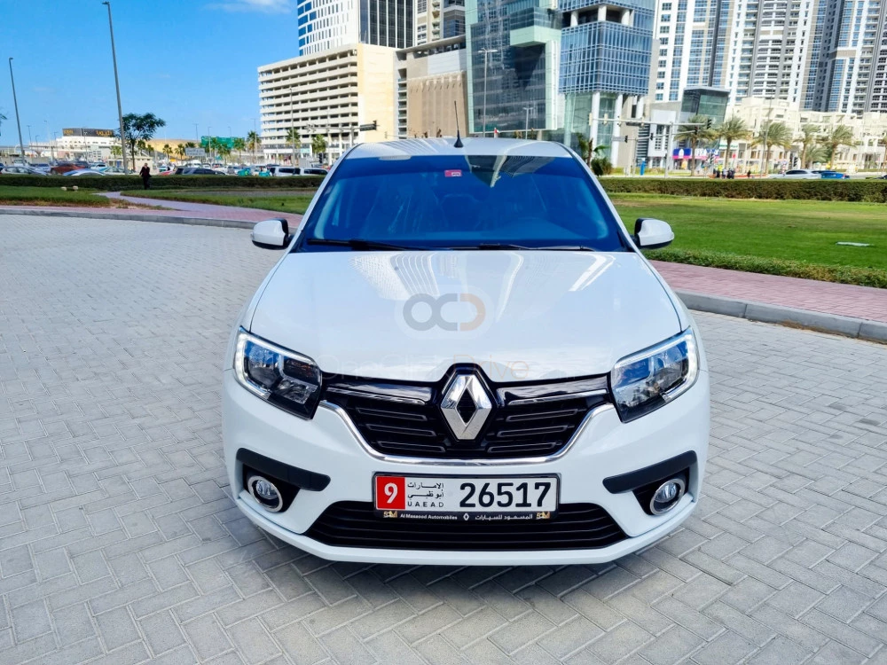 White Renault Symbol 2022 for rent in Sharjah 3