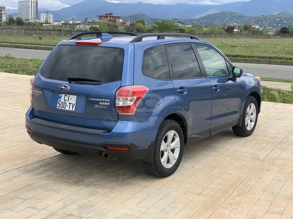 Blue Subaru Forester 2016 for rent in Tbilisi 3