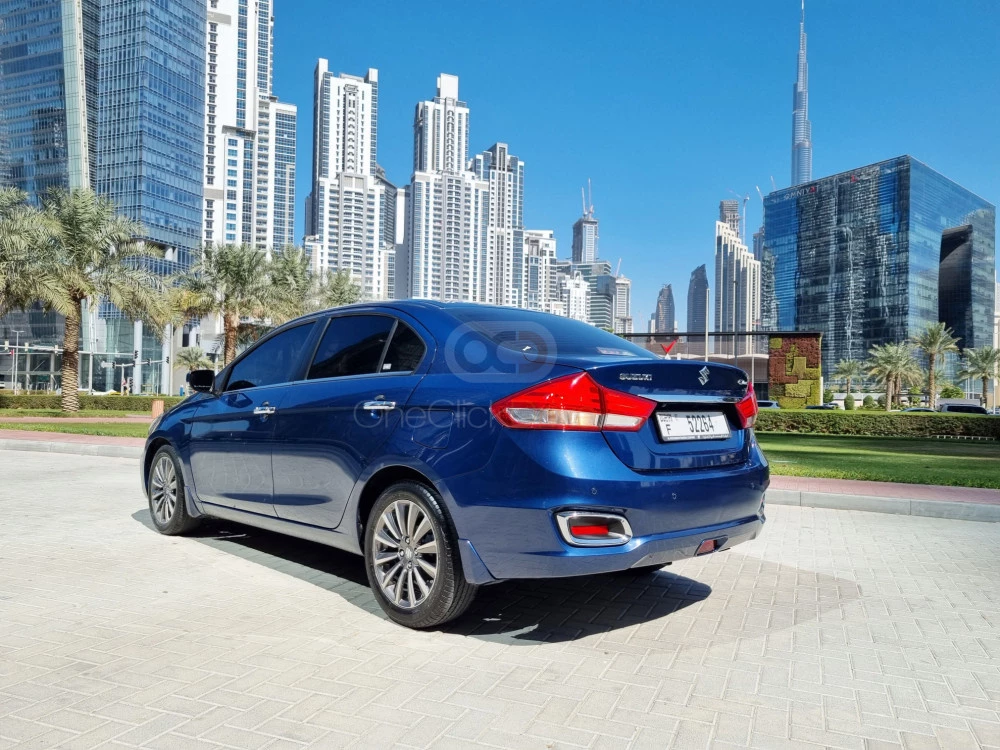 Blue Suzuki Ciaz  2019 for rent in Abu Dhabi 9