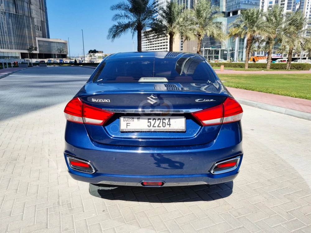 Blue Suzuki Ciaz  2019 for rent in Abu Dhabi 8