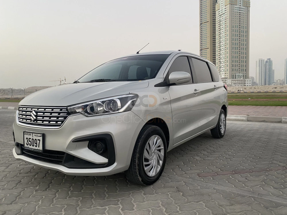 Silver Suzuki  Ertiga 2019 for rent in Sharjah 4