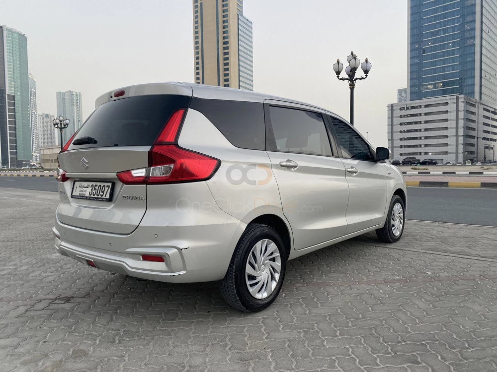 Silver Suzuki  Ertiga 2019 for rent in Sharjah 6