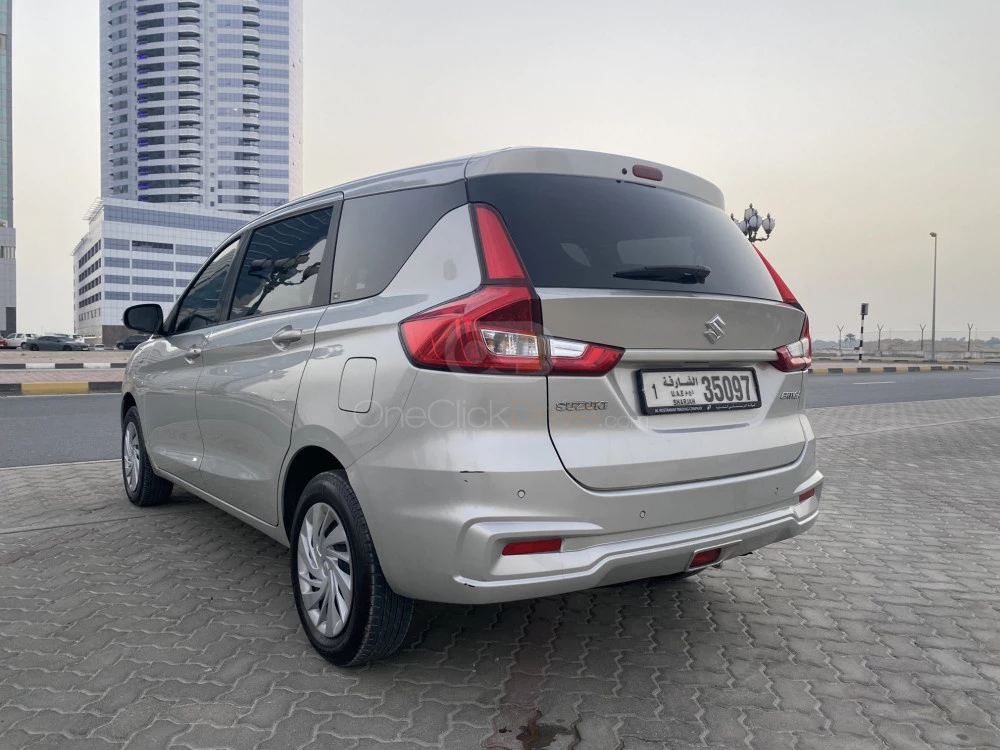 Silver Suzuki  Ertiga 2019 for rent in Sharjah 3