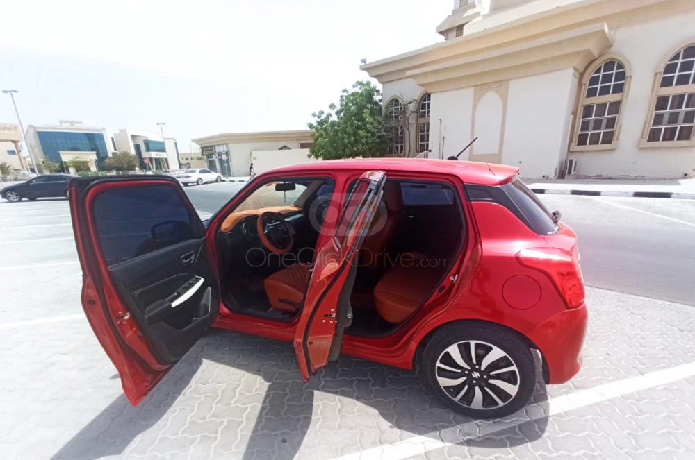 Red Suzuki Swift 2019 for rent in Sharjah 9
