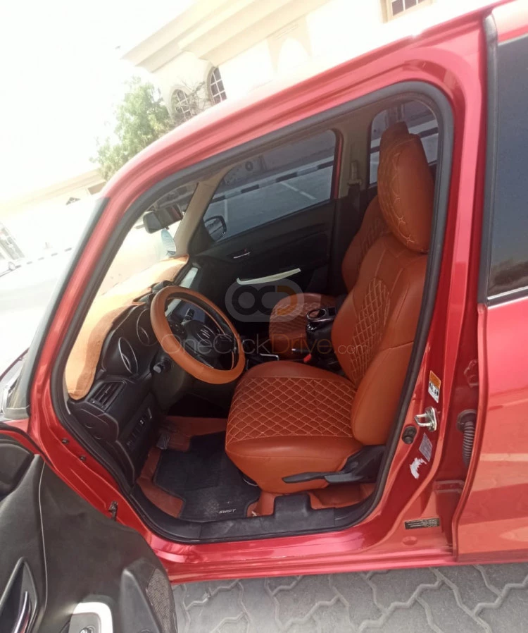 Red Suzuki Swift 2019 for rent in Sharjah 7