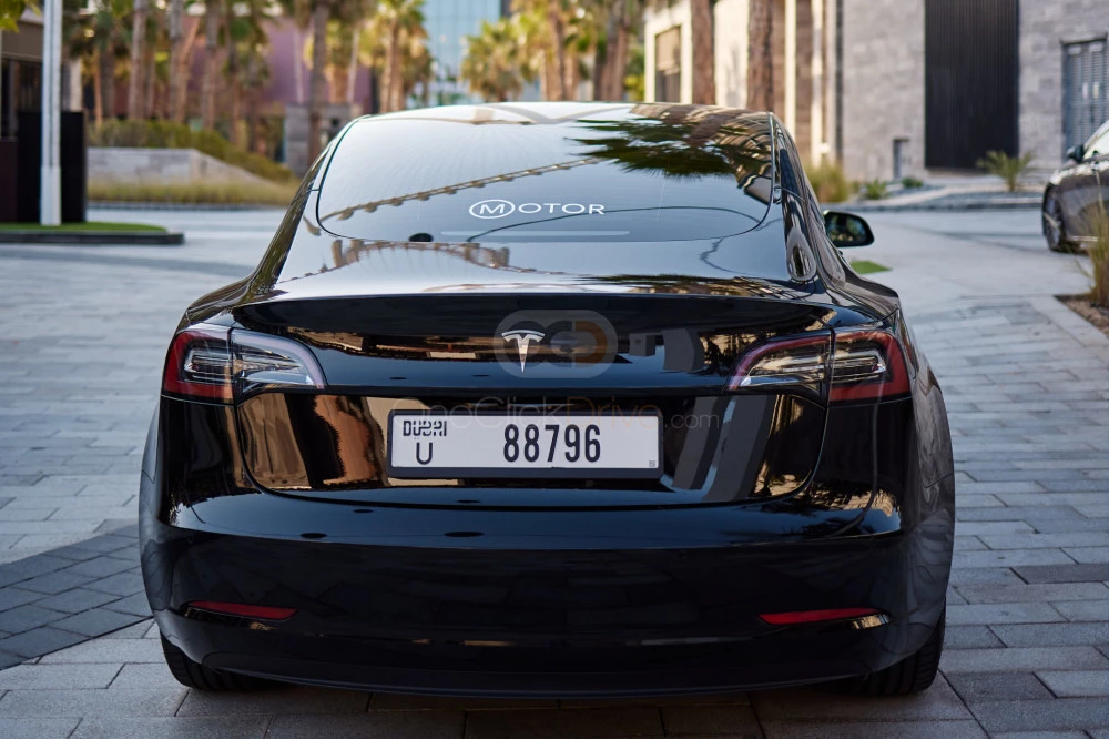 Black Tesla Model 3 Standard Plus 2022 for rent in Dubai 6
