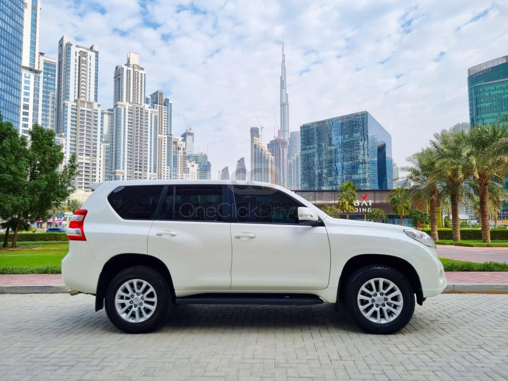 White Toyota Prado 2017 for rent in Sharjah 6