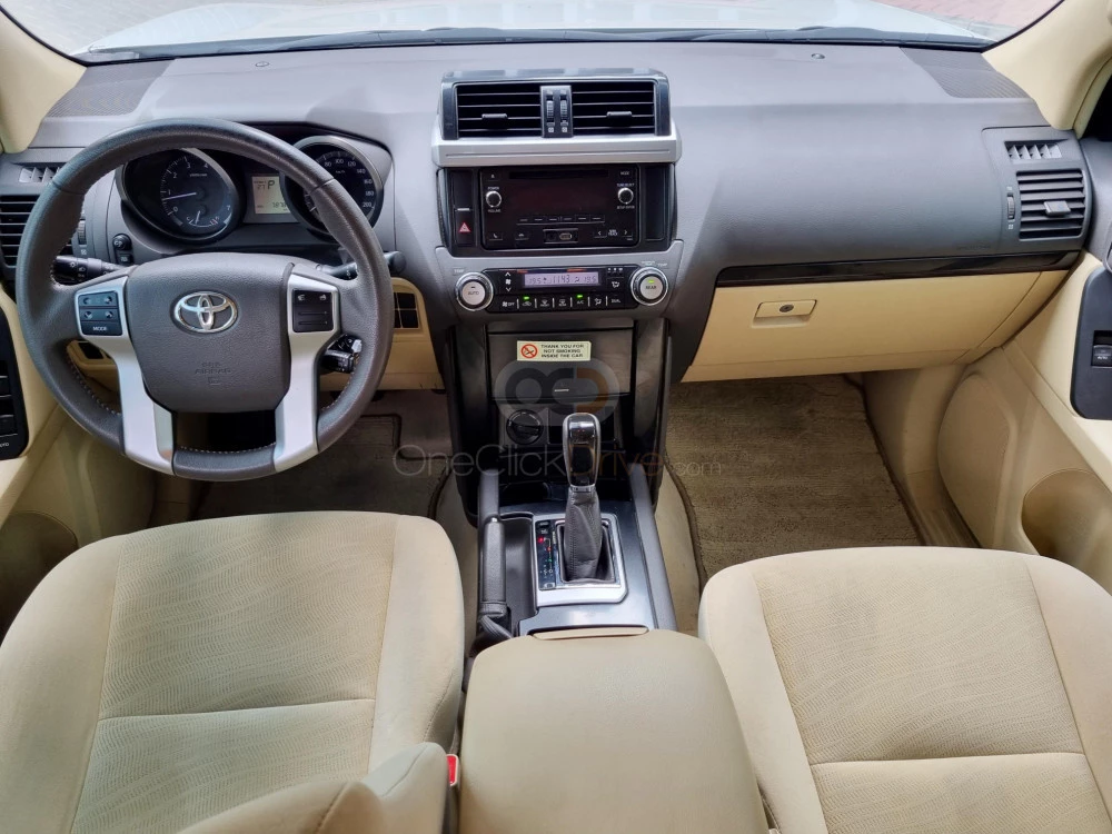 White Toyota Prado 2017 for rent in Sharjah 4