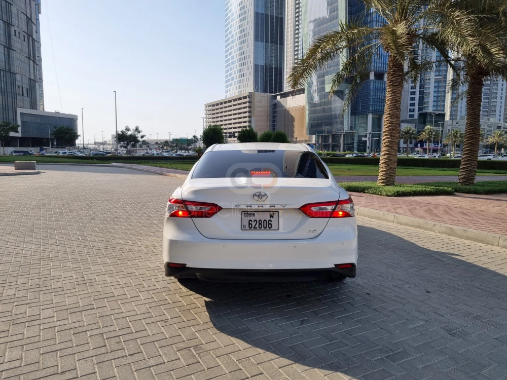 White Toyota Camry 2019 for rent in Sharjah 11