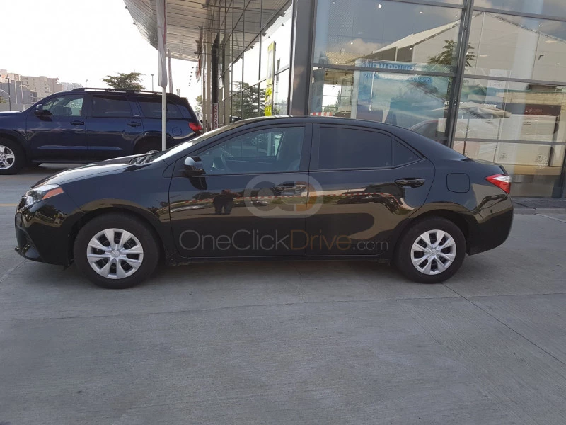 Black Toyota Corolla 2014 for rent in Tbilisi 2