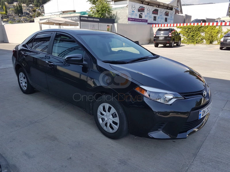 Black Toyota Corolla 2014 for rent in Tbilisi 1