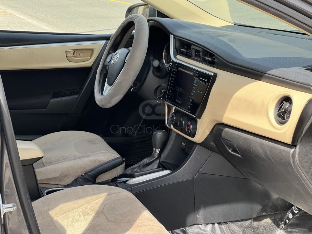 Gray Toyota Corolla 2019 for rent in Dubai 6