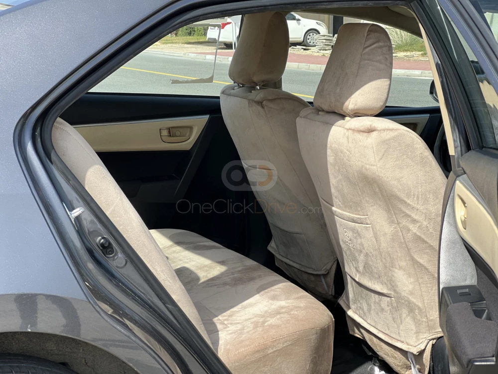 Gray Toyota Corolla 2019 for rent in Dubai 9